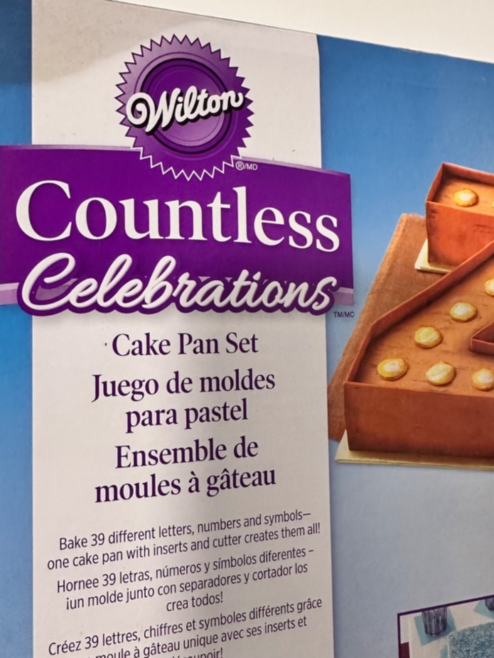 NEW Wilton Countless Celebrations Cake Set Alphabet Numbers Baking Tin Set - Picture 2 of 9